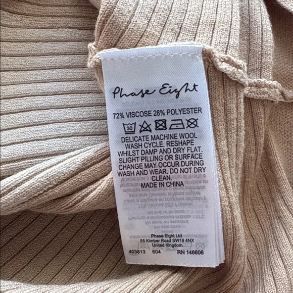 PHASE EIGHT Striped Ribbed Pastel Sweater - Picture 12 of 13